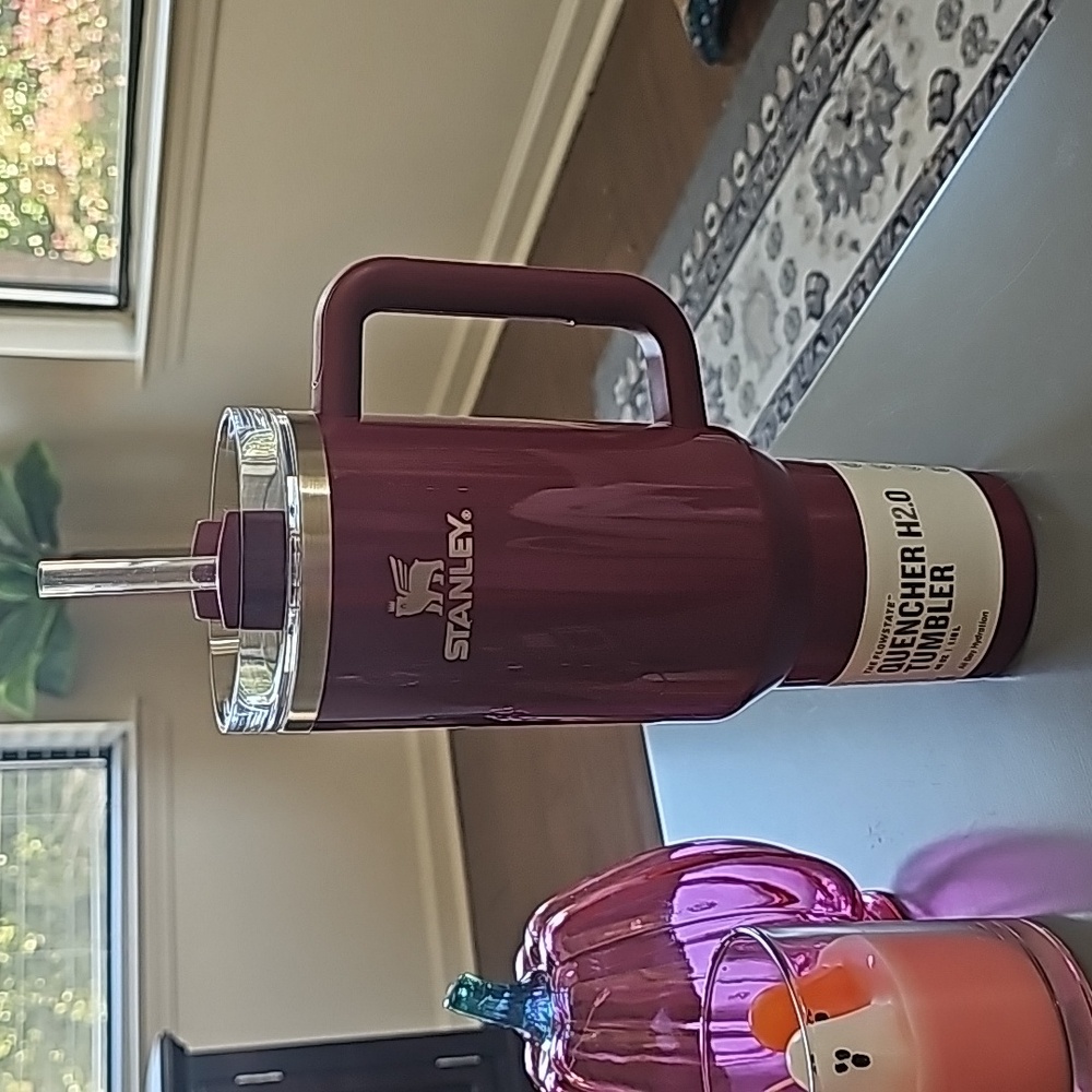 STANLEY CHERRY MOCHA 40 OZ TUMBLER 💥💥💥💥FLAWED AND SCRATCHED!!!!💥💥💥💥